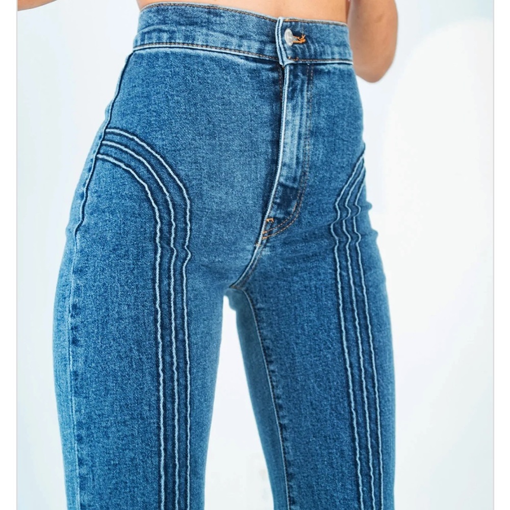 Revice - Rollergirl Flares - Blue Clue Wash